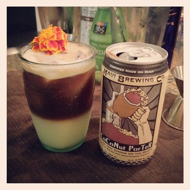 Coconut Porter Beer Cocktail
